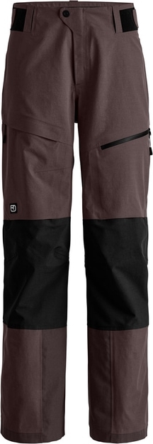 ortovox ravine free 3l ski pants dark chestnut women