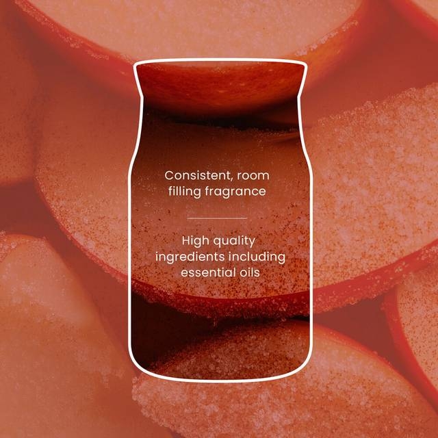 Yankee Candle Sugared Cinnamon Apple Red Fruity Scented Candle 368g