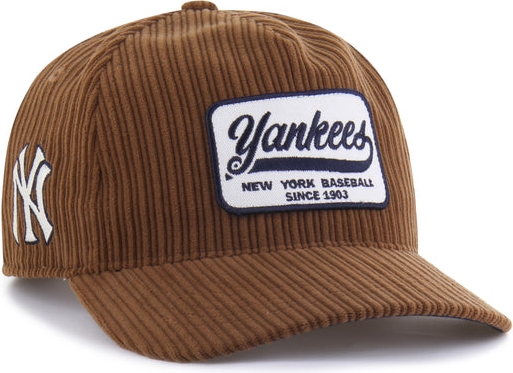 47 Brand NY Yankees Brun Kasket Fløjl Patch Logo