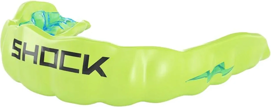 shock doctor microgel wing hockey shock green mouthguard