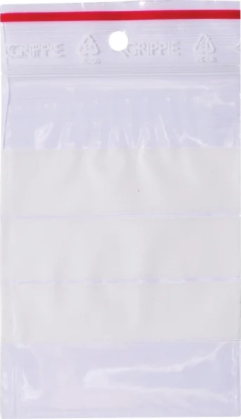 Grippie m/skrivefelt 11-60 70x100mm 1000stk/pak Plastpose & Folie