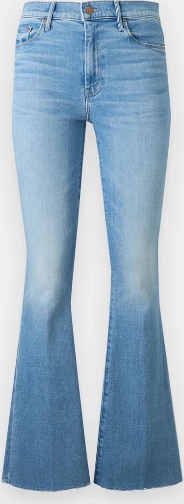 motherthe weekender fray - jeans bootcut - blue denim