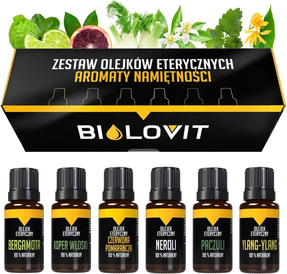 bilovit sæt med æteriske olier - aromas of passion