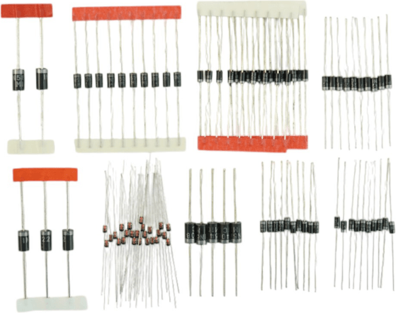 diode pack, 100 pcs, 8 types, 1n4148/1n4007