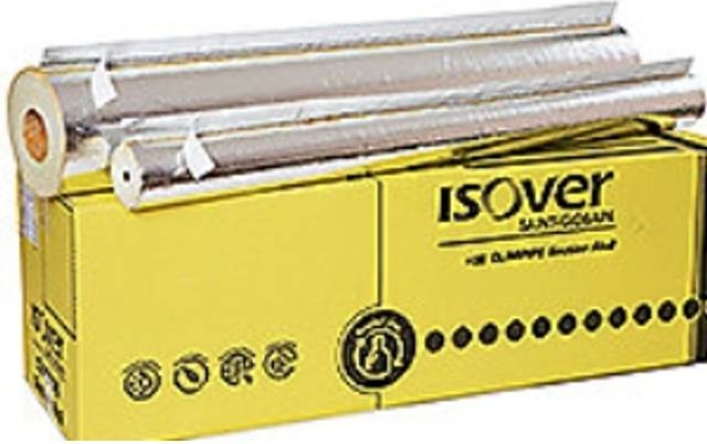 Isover Alu-rørskål 28x30mm 1.2mtr Climpipe