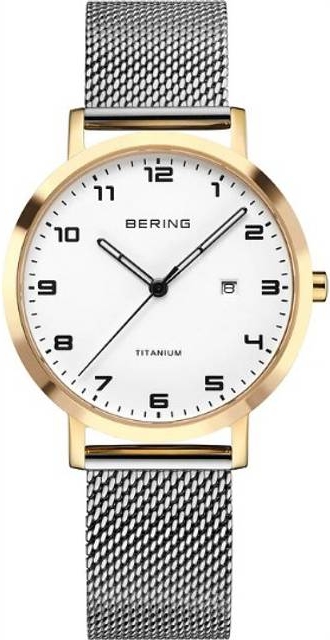 Bering Dameur Classic Hvid Titanium Ø34 mm