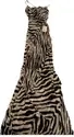 silk maxi dressrat & boa