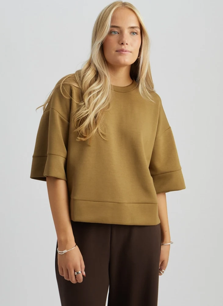 peppercorn pcminnie grs blouse kangaroo brown