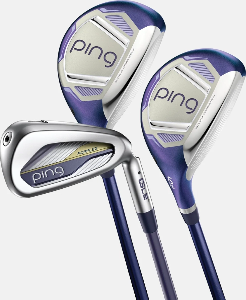 ping g le4 2 stk. hybrid + 5 stk. jern - dame
