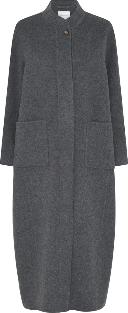 chicago pure wool long coat