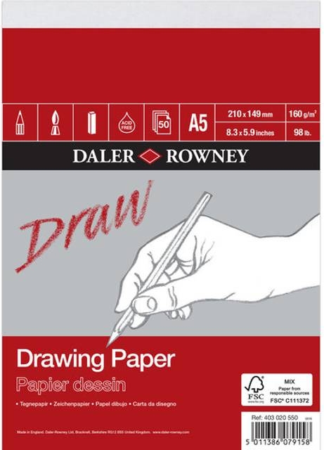 Daler Rowney Ritblock Draw A5