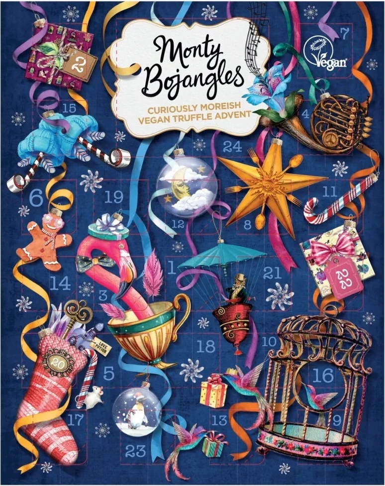 monty bojangles vegan advent calendar