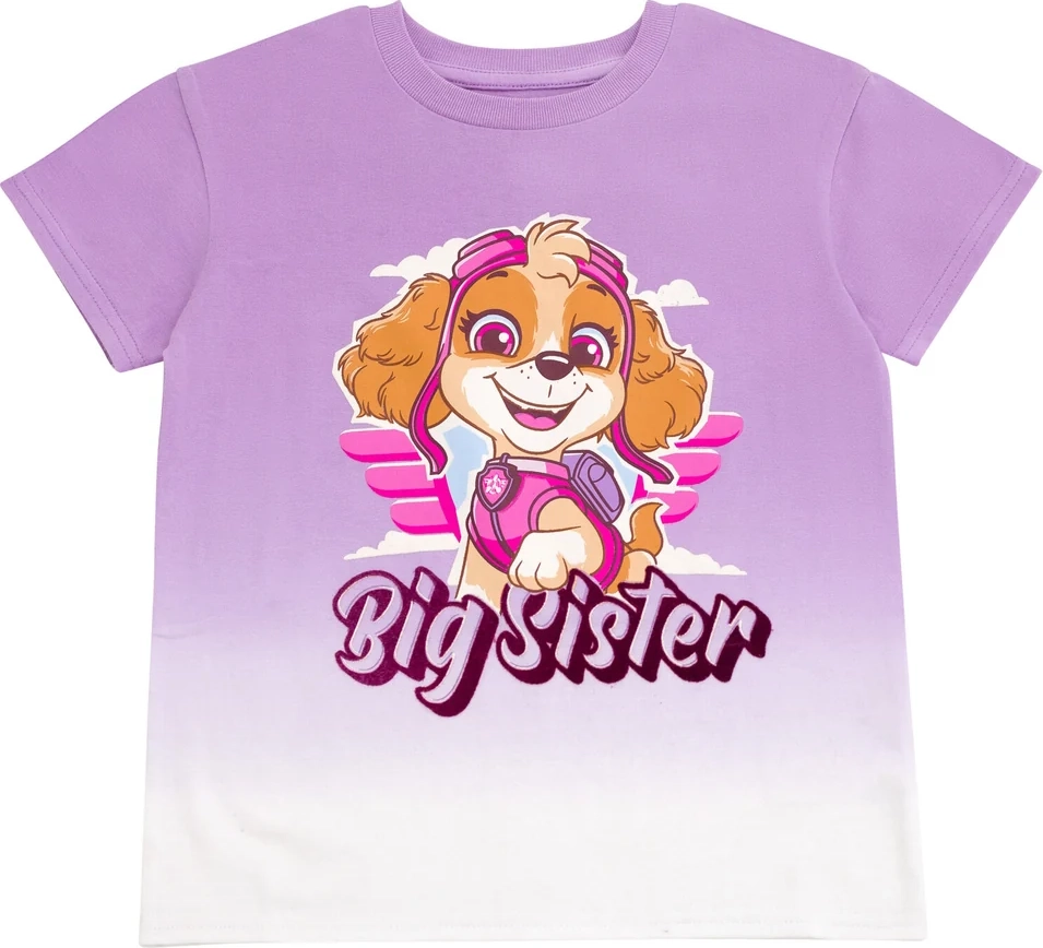 paw patrol skye drop shoulder t-shirt
