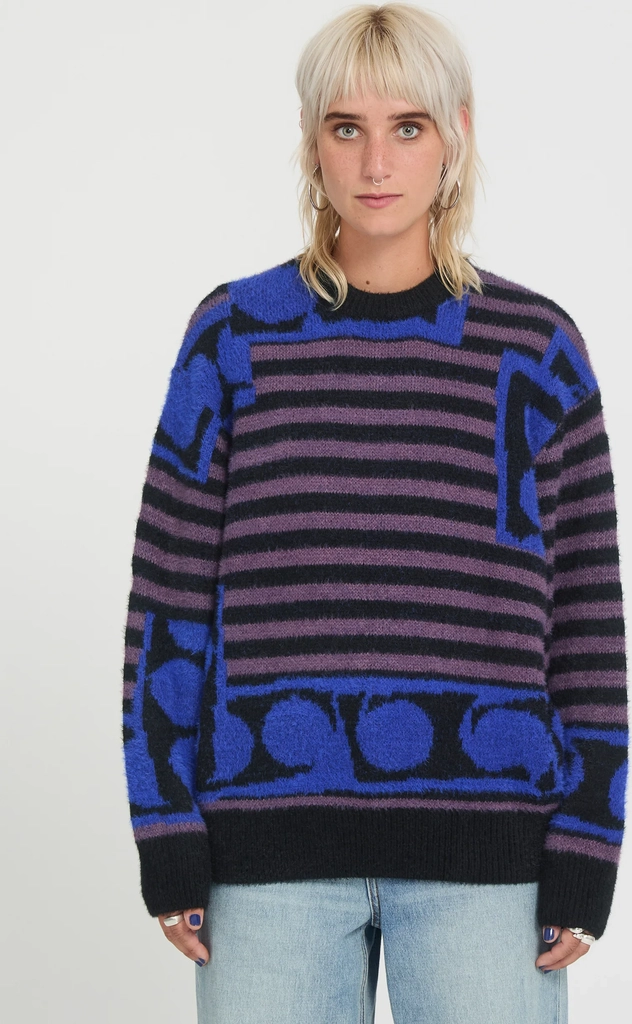 volcomsweater fa carrau - jumper - orchid