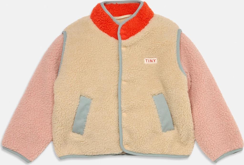 tinycottonsblock jacket unisex - fleecejakke - vanilla