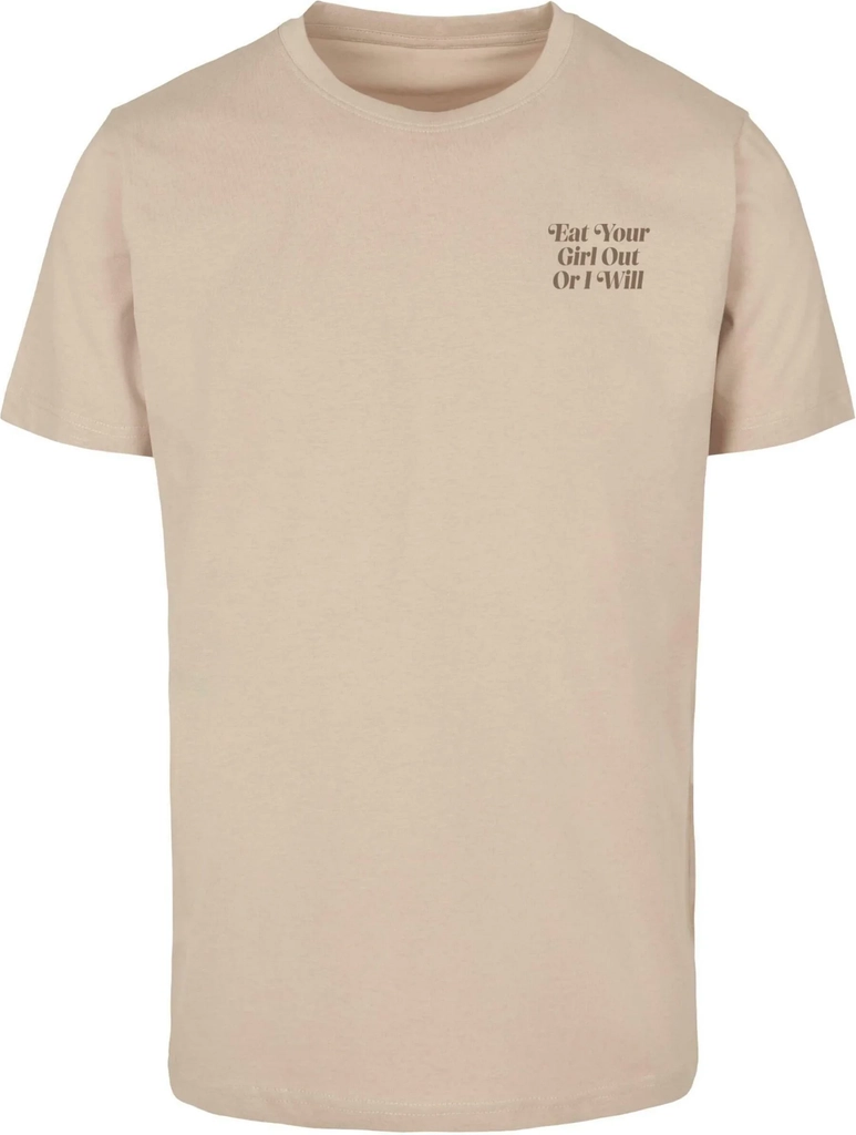 mister teeeat your girl out - t-shirts print - sand