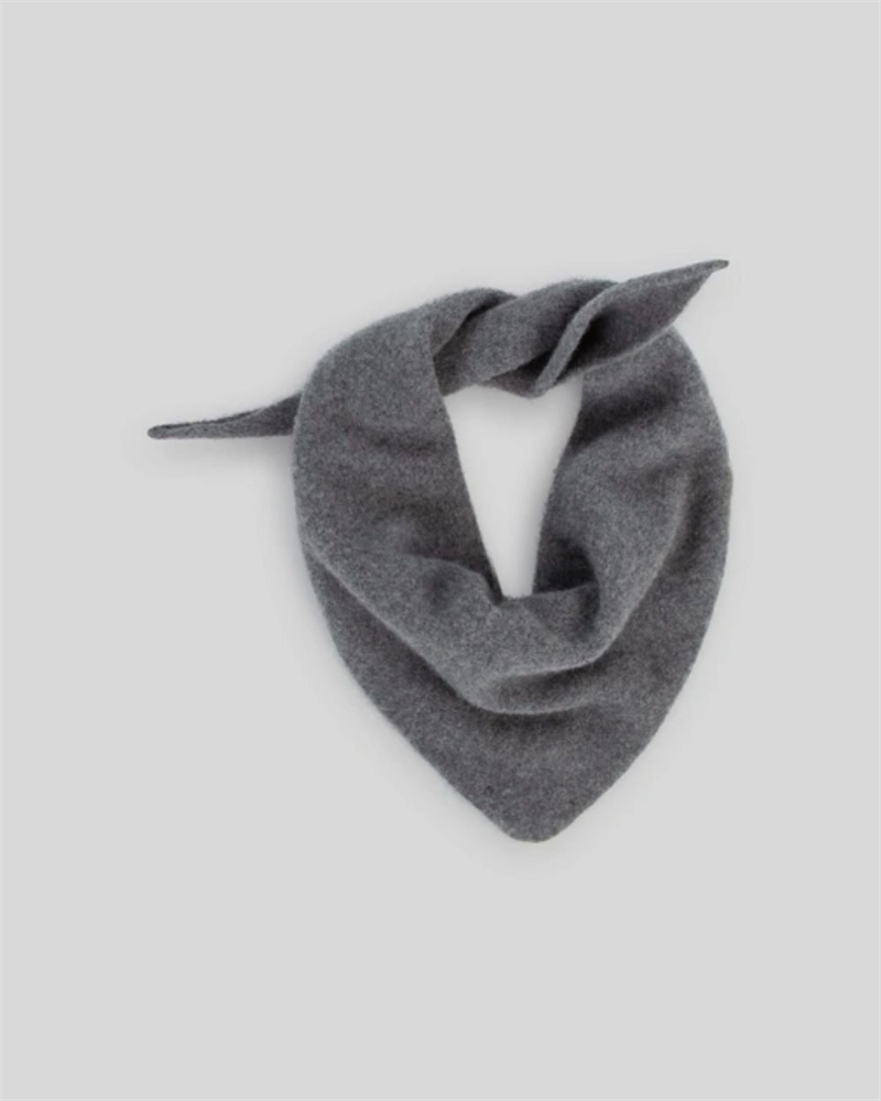 le bonnet bandana lambswool one size slate grey