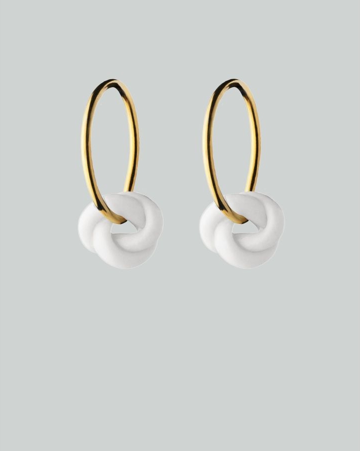 knots creoler s guld white