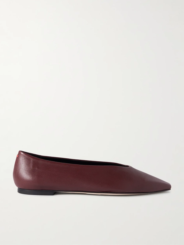 betty leather ballet flats