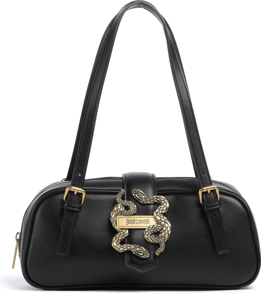 Just Cavalli Iconic Snakes Skuldertaske - Black