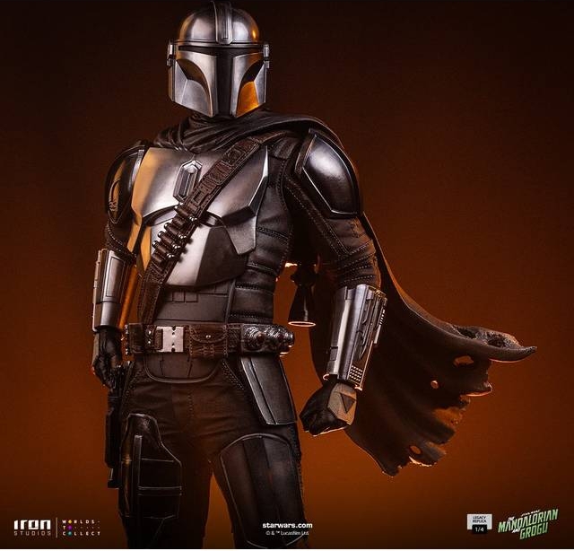 Iron Studios Mandalorian Grogu Movie Legacy Replica Statue 57 cm
