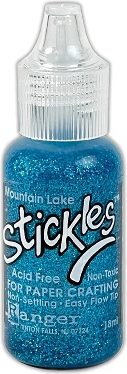 stickles glitterlim - 18 ml - mountain lake