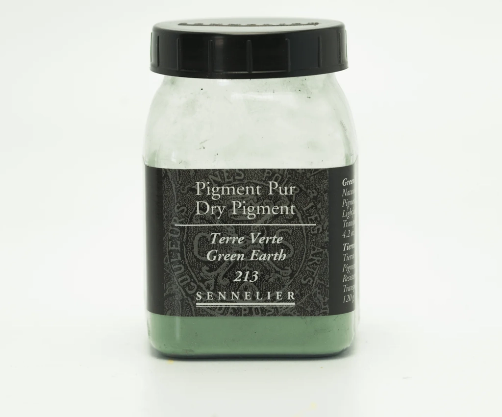 Sennelier Sennelier Pure Pigments #1) Green earth 120g -A 213