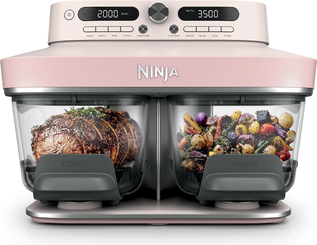 Ninja CRISPi DualZone 8-i-1 Glasairfryer Rosa