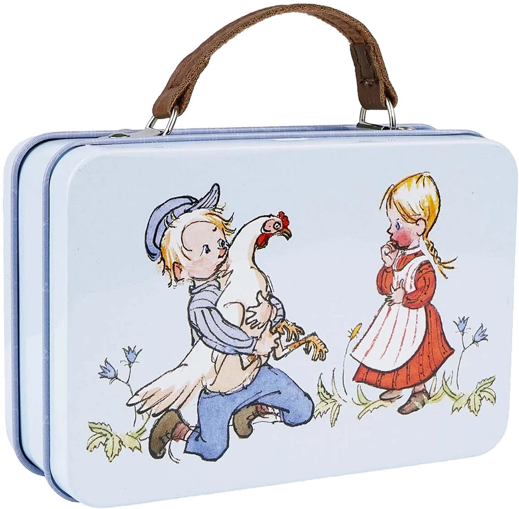 Emil i Lönneberga Emil - Small Tin Suitcase - Blue - BLUE - One Size