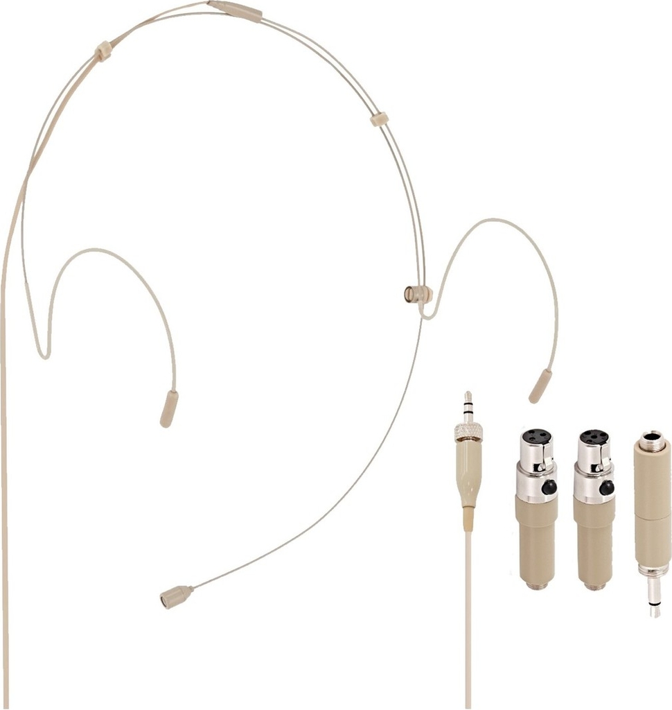 SubZero tan headset-mikrofon, universelt kompatibel