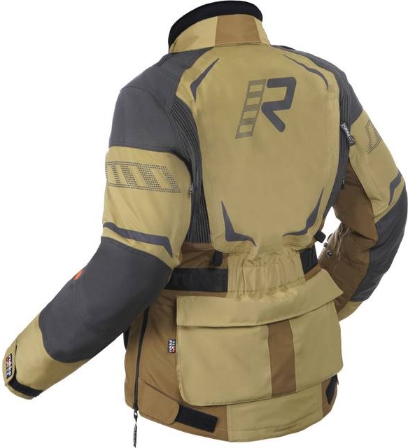 Rukka VentuRina Khaki Bruin Waterdichte Dames Textiele Motorjas - Khaki Bruin