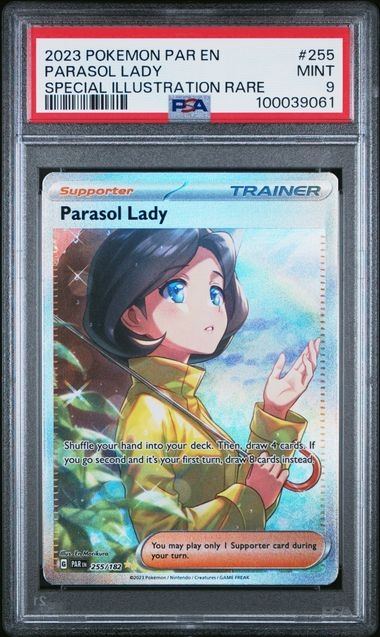 parasol lady #255 psa 9 [paradox rift]