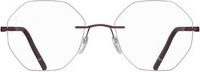 Silhouette The Dawn Demo Rimless 5573 NU 4040 53 Briller Kvinder Lyserød Deep Fuchsia Pink 53mm