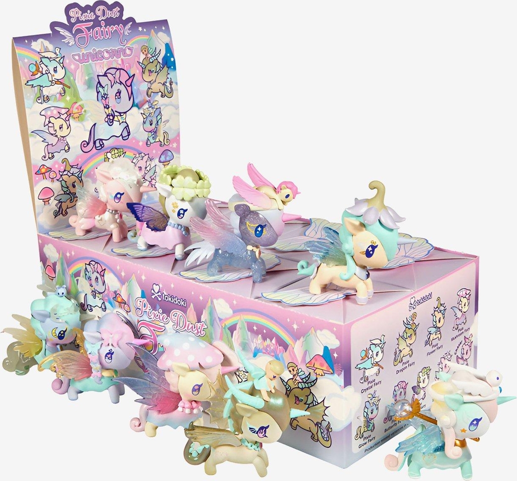 tokidoki pixie dust fairy unicorno blind box figure