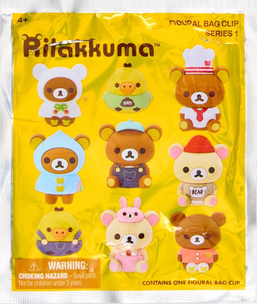 rilakkuma series 1 blind bag figural bag clip