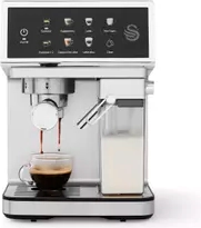 swan digital one-touch espresso machine with automatic milk frother