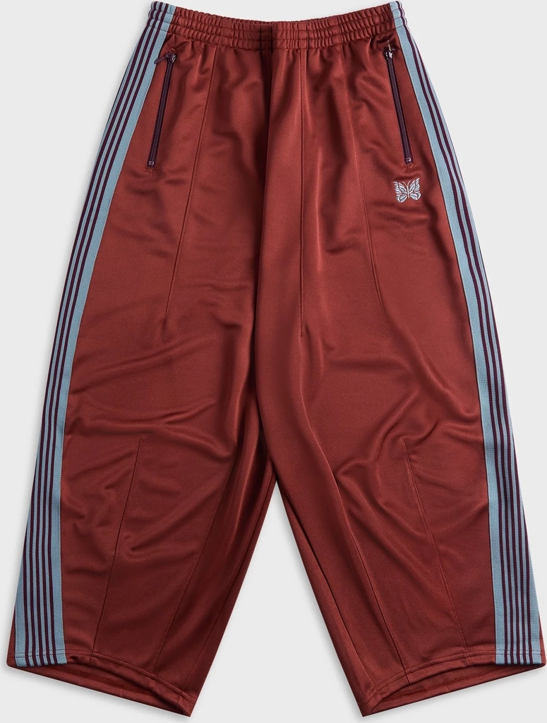 needles h.d. poly smooth track pant - rust