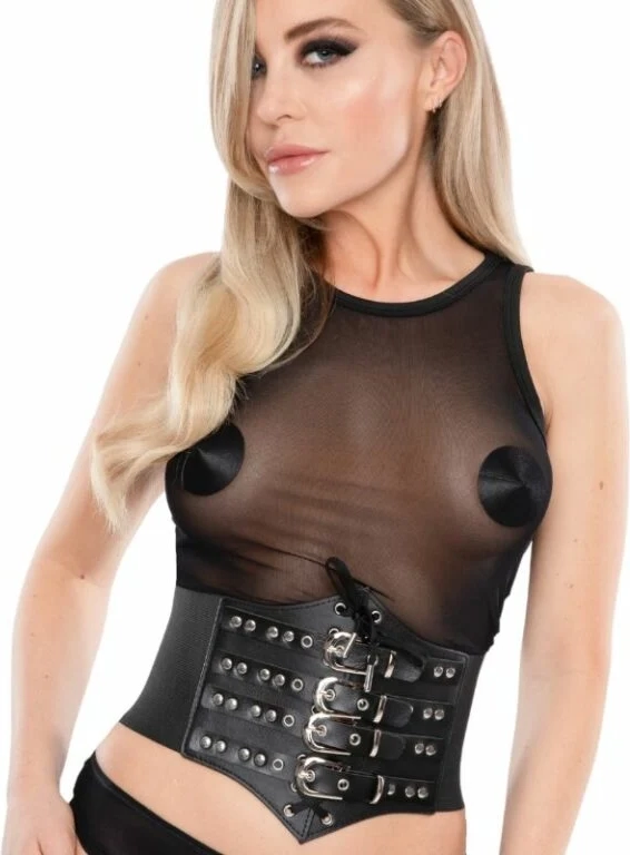 kinky diva - buckle look cincher
