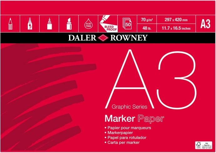 Daler Rowney Daler-Rowney Marker Paper A3