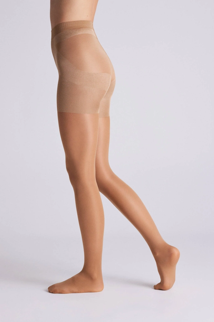 40 denier beige reducing panty
