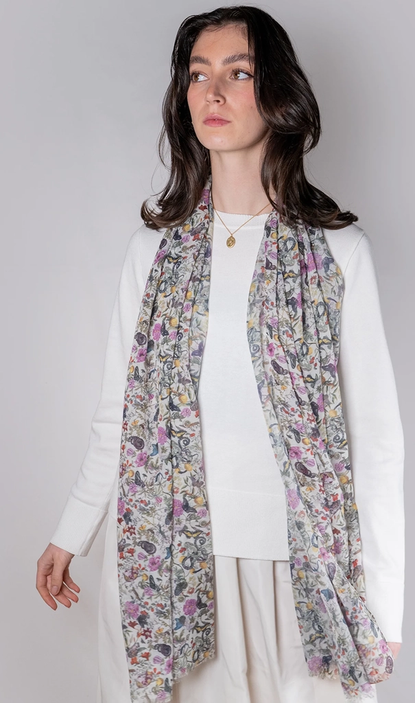 fable englandfloral engraving lightweight - sjal / tørklæder - multi