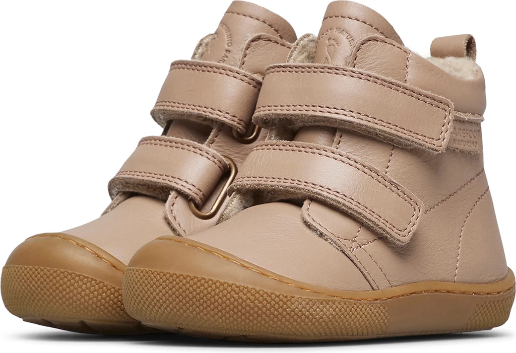 naturinobarefoot wigghi vl - vinterstøvler - taubengrau