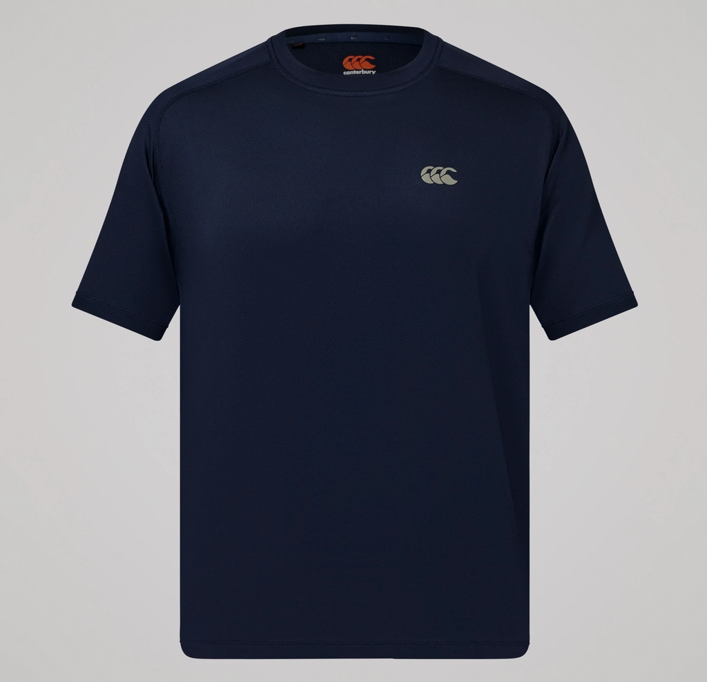 mens tempo training tee navy