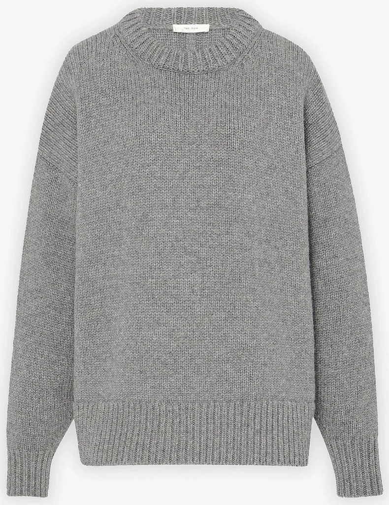 ophelia grey wool cashmere sweater