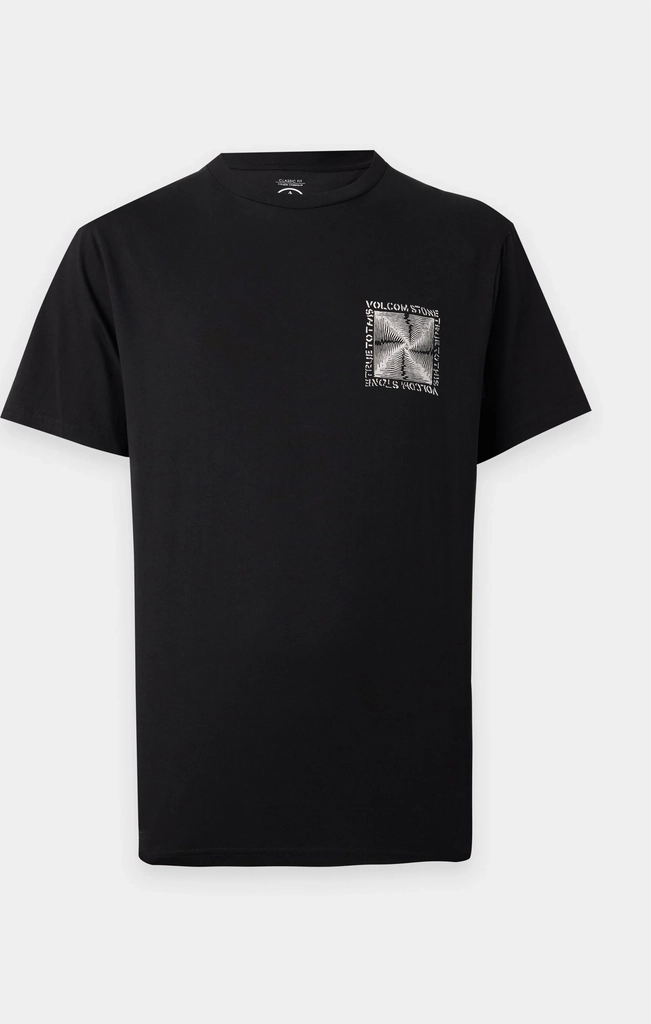 volcomvoidstone - t-shirts print - black