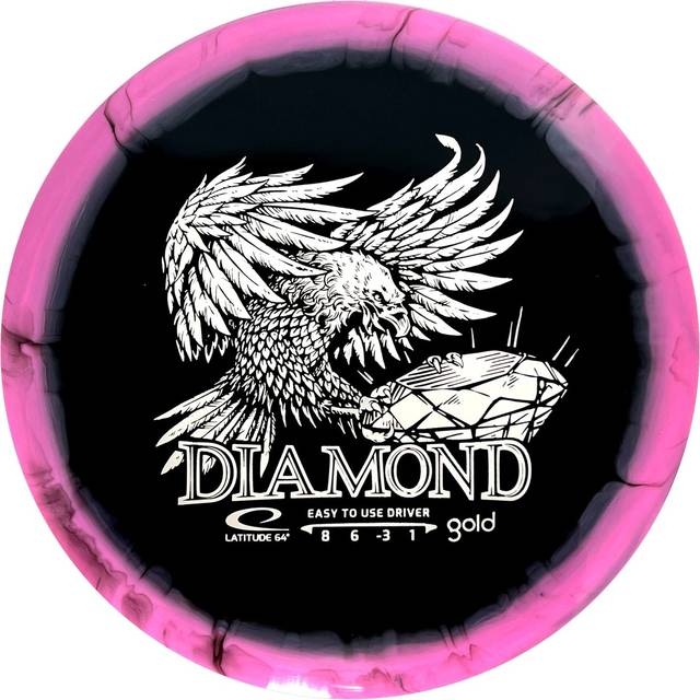 Latitude 64 Gold Orbit Diamond Inverted Stamp