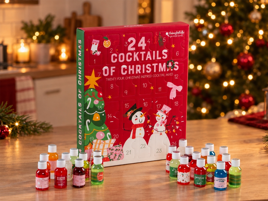 julekalender med drinkmixes fra thoughtfully