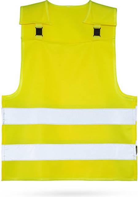 Korntex Reflekterende Sikkerhedsponcho Børn Anti-Kvælningssystem - Signal Yellow