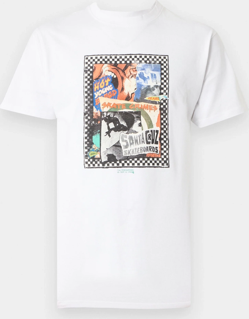 collage front unisex - t-shirts print - white