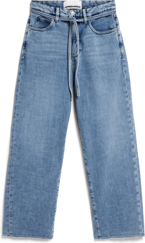 armedangelssecond hand jeans relaxed fit - light-blue denim